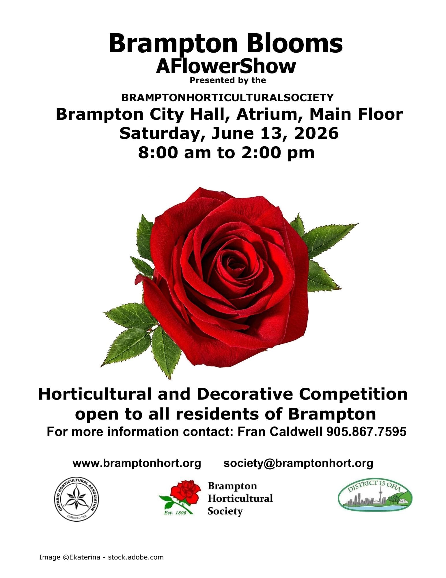 2026 Flower Show Poster