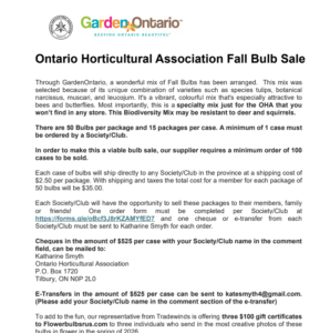 Fall Bulbs info sheet