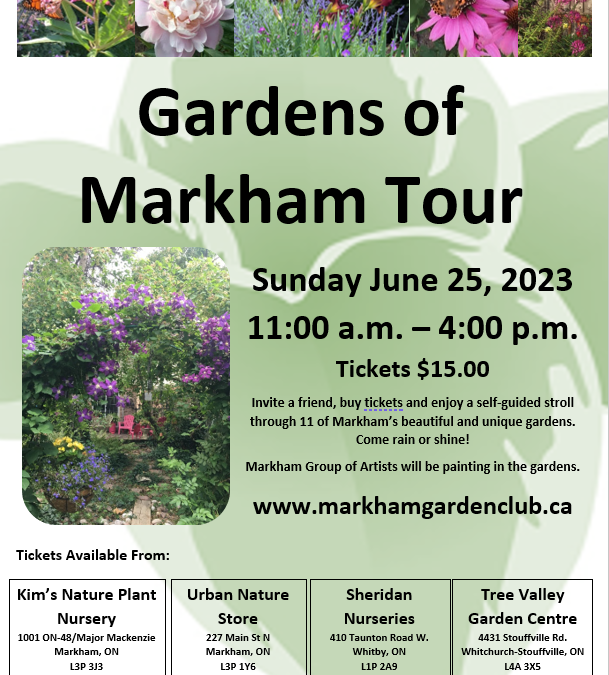 Gardens of Markham Tour