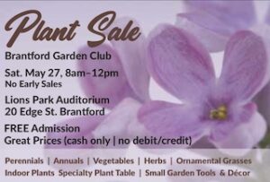 Plant sale poster