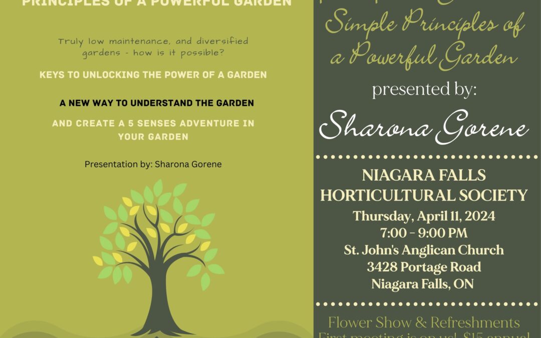 Food Forest Gardens – Simple Principles of a Powerful Garden with Sharona Gorene