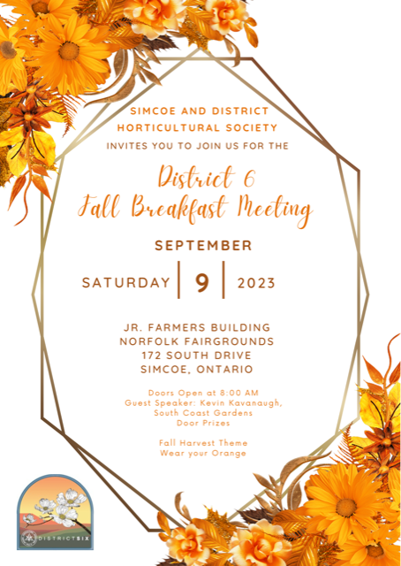District 6 Fall Breakfast Meeting